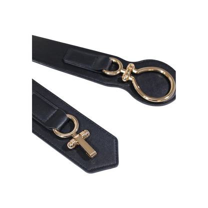 Morgan De Toi Black Polyethylene High-Waist Belt