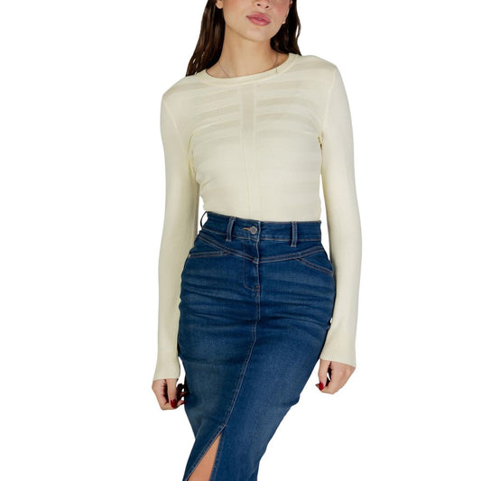 Sweatshirt by Morgan De Toi for women in polyacrylic viscose multicolor & striped features an magnificent silhouette, showcasing a sophisticated and long-sleeve detail for a truly magnificent finish.