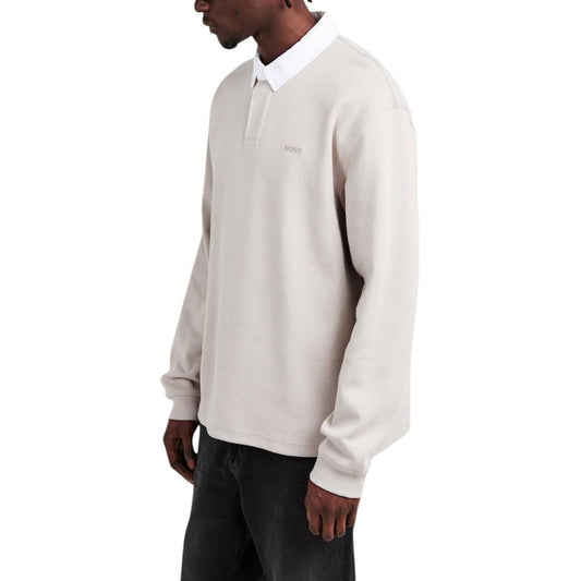 This Polo Shirt by Hugo Boss for men in cotton polyester gray presents a flawless silhouette, showcasing flawless detailing and a refined for a truly flawless aesthetic.