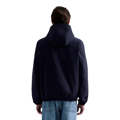 Replay Blue Polyester Shell Jacket