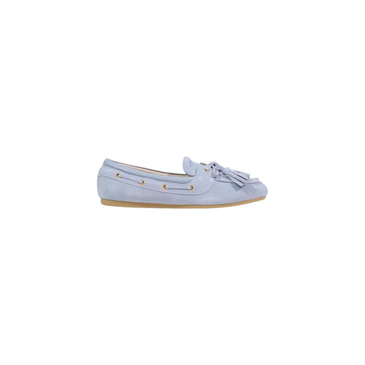 Platform Pumps Heels by Liu Jo for women in suede leather blue features an effortlessly chic silhouette from the Women's Suede Leather Platform Pumps Heels collection, showcasing a platform and effortlessly chic for a effortlessly chic look.