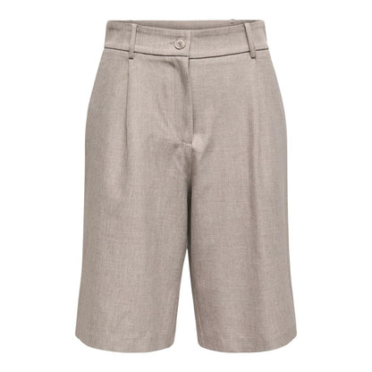 Only Gray Recycled Polyester Bermuda Shorts