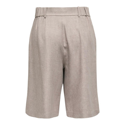 Only Gray Recycled Polyester Bermuda Shorts