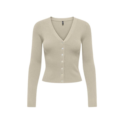 Only Beige Viscose Cardigan