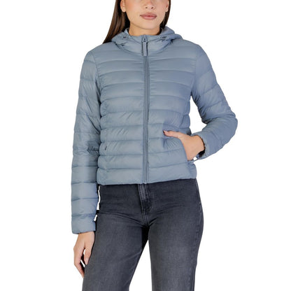 Only Blue Nylon Shell Jacket