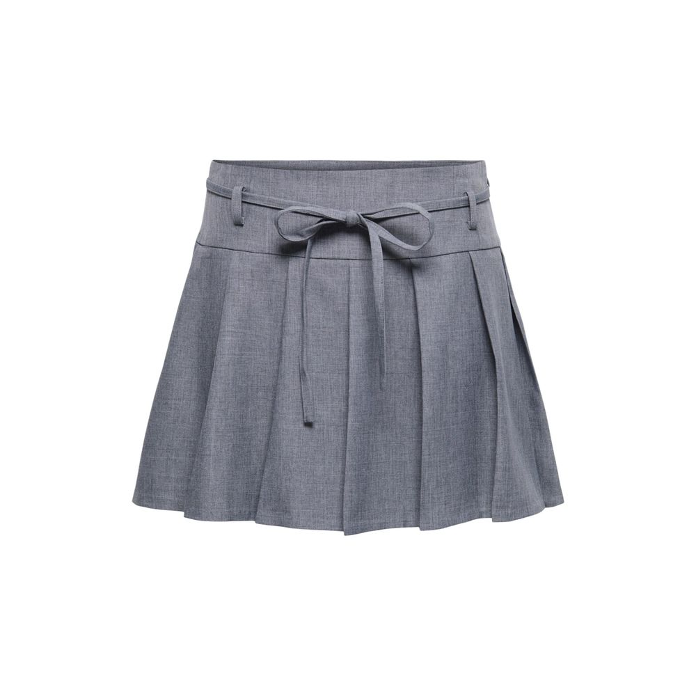 Only Gray Recycled Polyester Mini Skirt