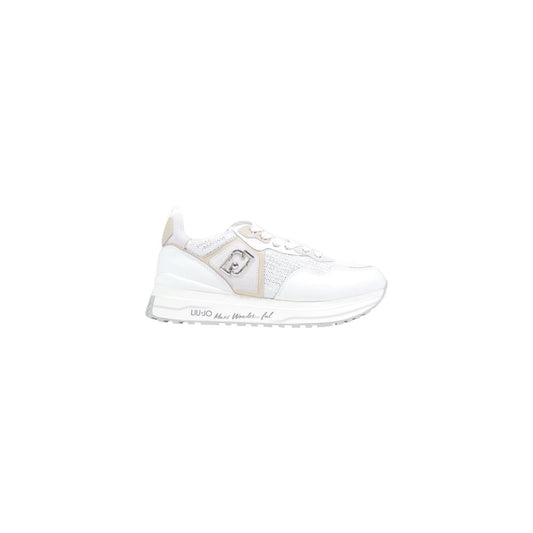 Sneakers by Liu Jo for women in polyethylene & polyurethane white presents a sumptuous silhouette, artfully capturing the essence of the Women's Chunky Polyethylene & Polyurethane Sneakers with its sumptuous chunky style design.