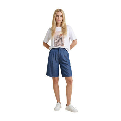 Only Cream Cotton T-Shirt