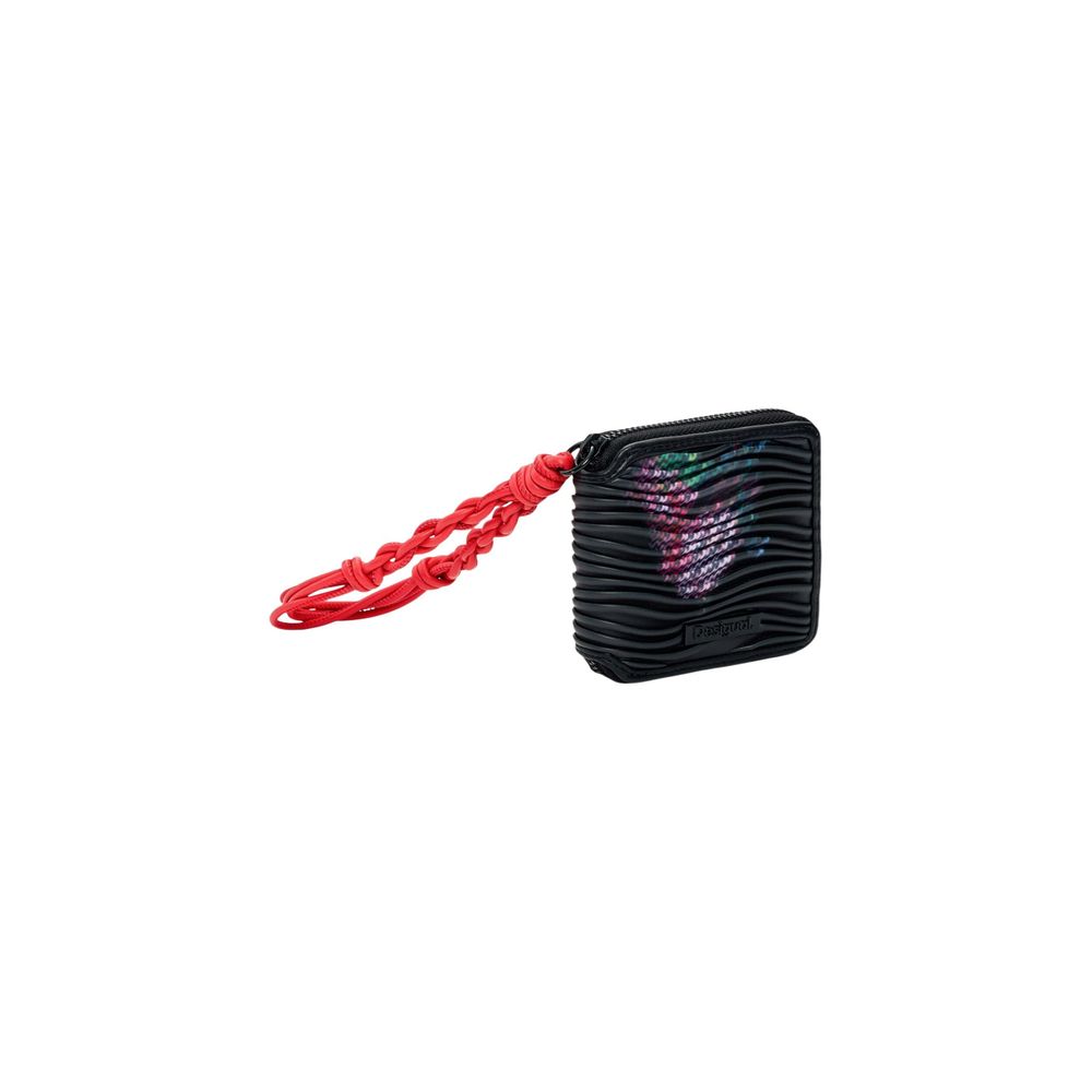 Desigual Black Polyester Wallet