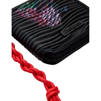 Desigual Black Polyester Wallet