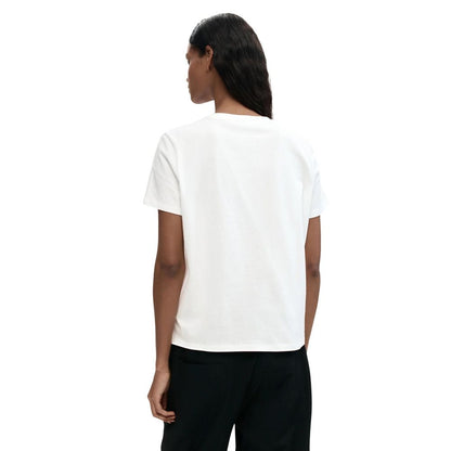 Desigual White Cotton T-Shirt