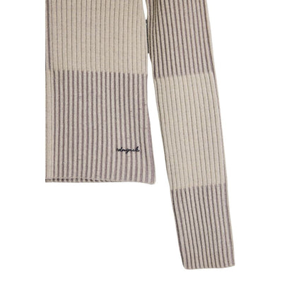 Desigual Beige Viscose Turtleneck