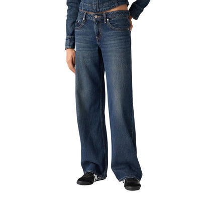 Levi's Blue Cotton Mom Jeans