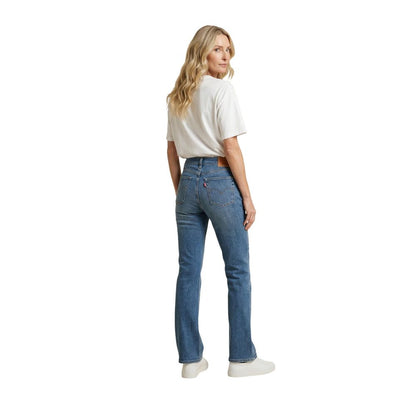 Levi's Blue Cotton Bootcut Jeans