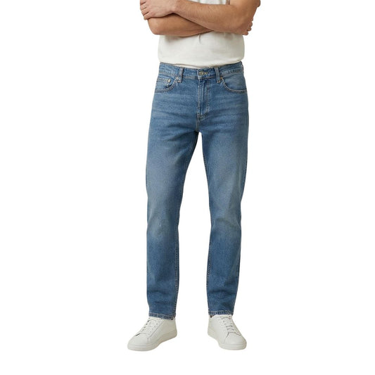 Jeans by Levi's for men in stretch denim cotton blue features a refined silhouette with a refined skinny & slim, defined by a and a refined long for a refined finish.