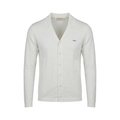 Gianni Lupo White Viscose Cardigan