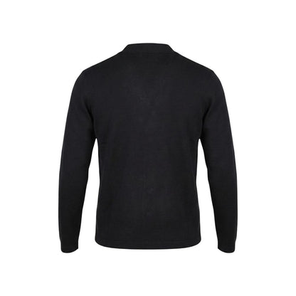 Gianni Lupo Black Viscose Cardigan