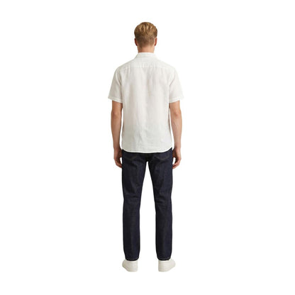 Gianni Lupo White Linen Shortsleeve Shirt