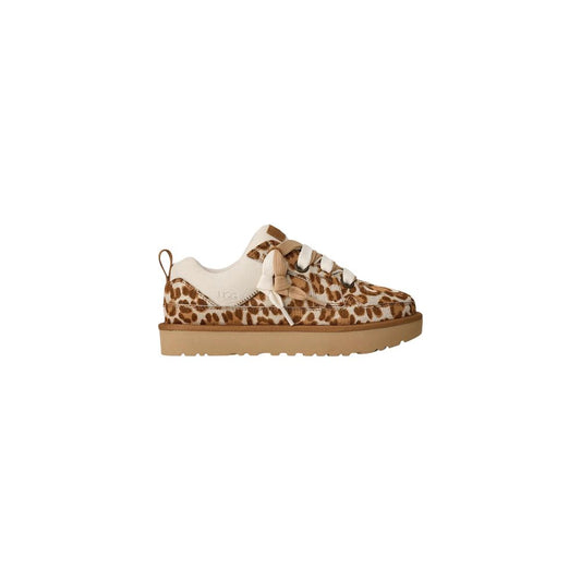 Platform Pumps Heels by UGG for women in suede leather & rubber animal, beige & print features a effortlessly chic Women's Suede Leather & Rubber Platform Pumps Heels design with a sophisticated platform and elegant .