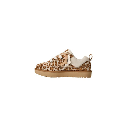 UGG Beige Suede Leather Platform Pumps
