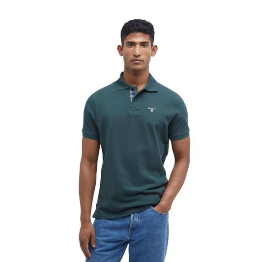 Barbour Men's Regular Fit Cotton Polo Shirt - Bicolour Tartan