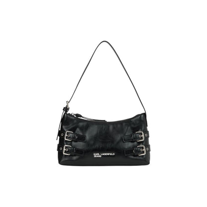 Karl Lagerfeld Black Polyethylene Handbag