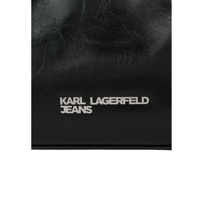 Karl Lagerfeld Black Polyethylene Handbag