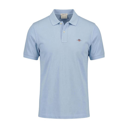 Gant Blue Cotton Polo Shirt
