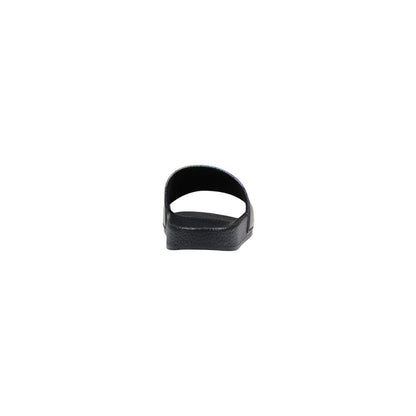 County of Milan Black Synthetic Slippers