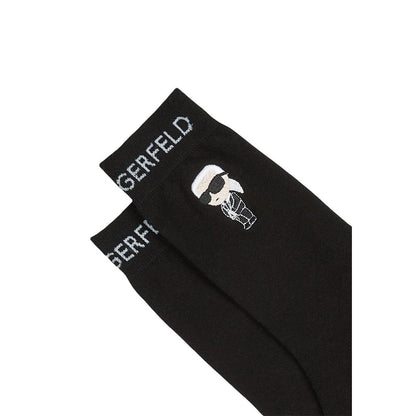 Karl Lagerfeld White Cotton Socks