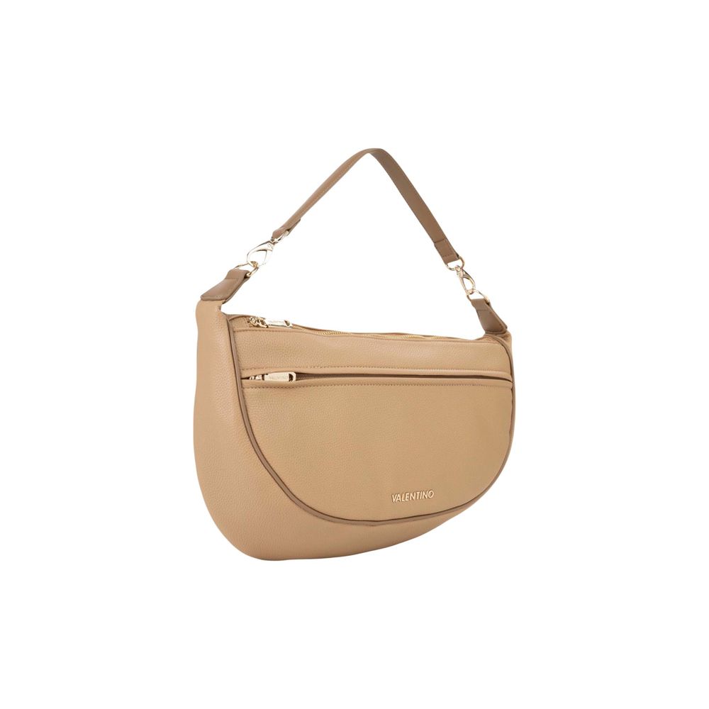 Mario Valentino Polyethylene & Polyurethane Large Handbag - Beige Gold