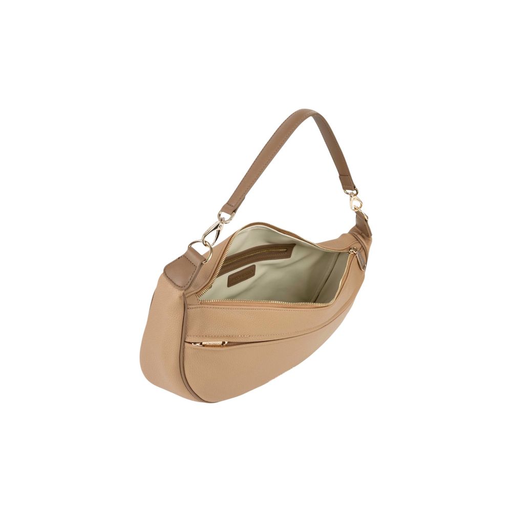 Mario Valentino Polyethylene & Polyurethane Large Handbag - Beige Gold