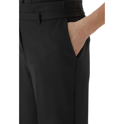 Guess Black Viscose Casual Pants