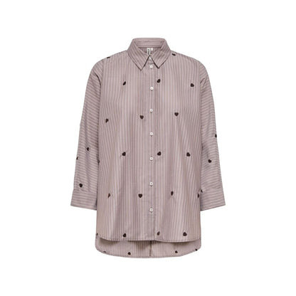 Only Brown Recycled Polyester Blouse