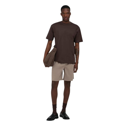 Only & Sons Beige Recycled Polyester Bermuda Shorts