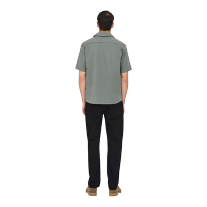 Only & Sons Green Cotton Shortsleeve Shirt