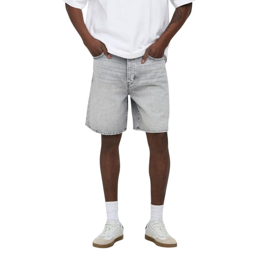 Denim Shorts by Only & Sons for men in denim cotton gray features an unrivaled comfort regular-fit and short with an unrivaled comfort .