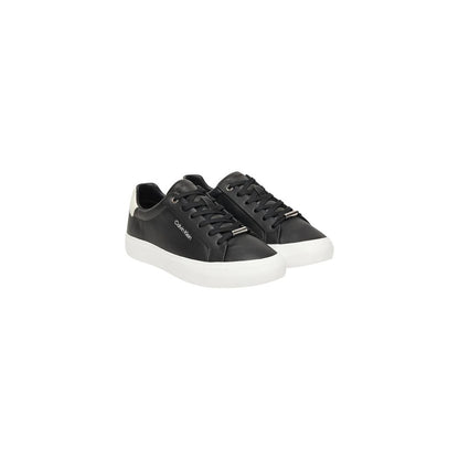 Calvin Klein Black Leather Low Top Sneakers
