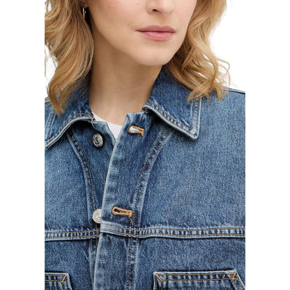 Calvin Klein Jeans Blue Cotton Denim Jacket