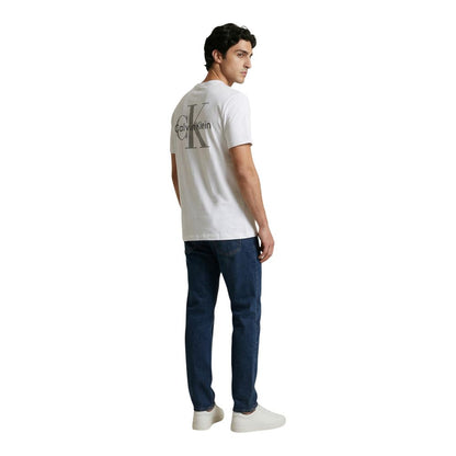Calvin Klein Jeans White Cotton T-Shirt