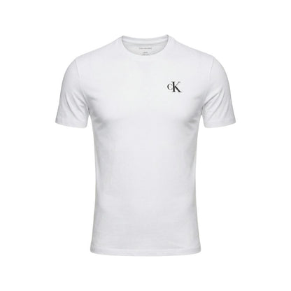 Calvin Klein Jeans White Cotton T-Shirt