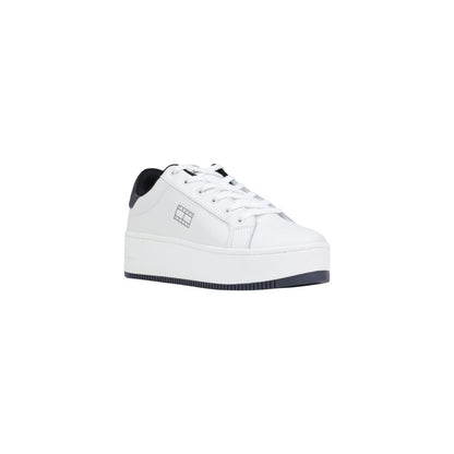 Tommy Hilfiger Jeans White Leather Chunky Sneakers