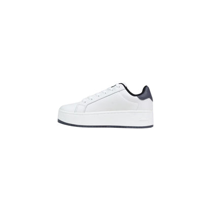 Tommy Hilfiger Jeans White Leather Chunky Sneakers