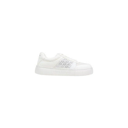 Armani Exchange White Polyamide Athletic Sneakers