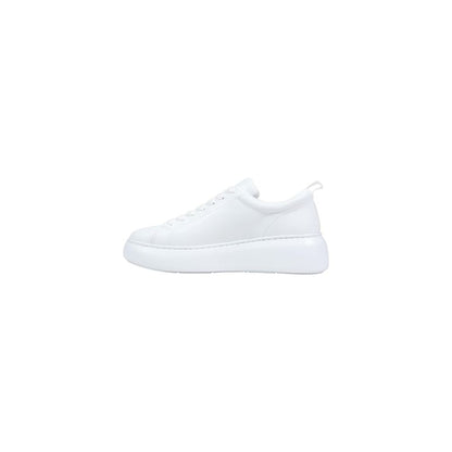 Armani Exchange White Leather Chunky Sneakers