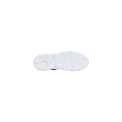 Armani Exchange White Leather Chunky Sneakers