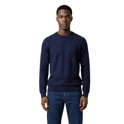 Armani Exchange Blue Viscose Sweatshirt