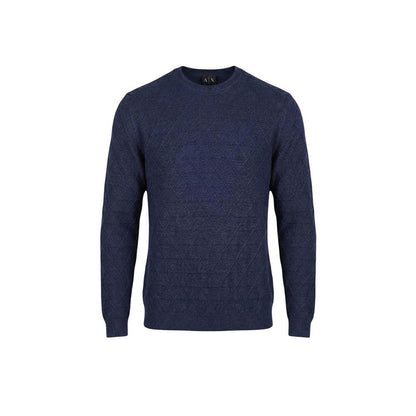 Armani Exchange Blue Viscose Sweatshirt