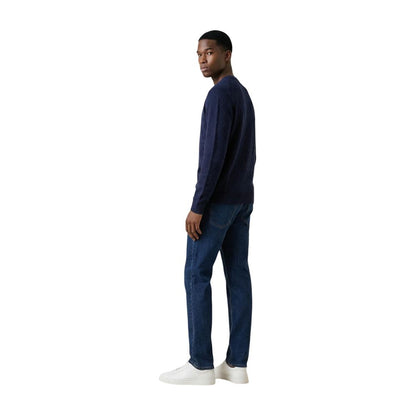 Armani Exchange Blue Viscose Sweatshirt