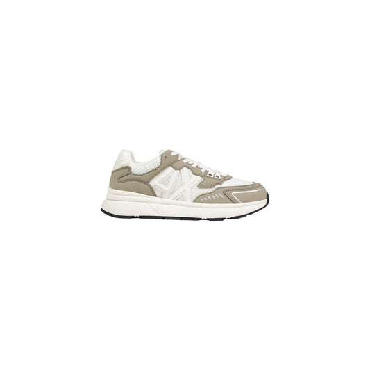 Athletic Sneakers Armani Exchange men polyester green featuring a avant-garde Men's Athletic Polyester Sneakers design with a avant-garde athletic style for a refined finish.